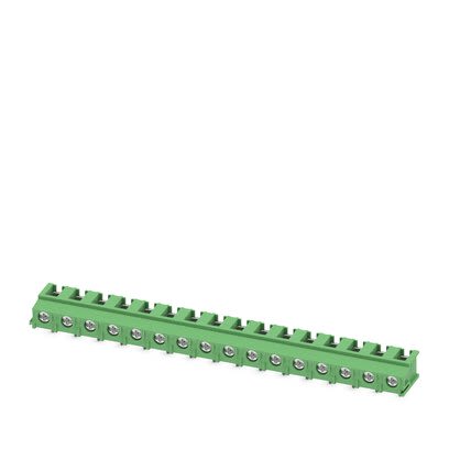Phoenix Contact PT Series PCB Terminal Block, 16-Contact, 7.5mm Pitch, PCB Mount, 1-Row, Screw Termination [1988095]; 284-0625