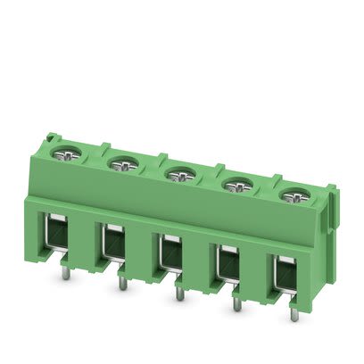 Phoenix Contact PT Series PCB Terminal Block, 5-Contact, 7.5mm Pitch, PCB Mount, 1-Row, Screw Termination [1988134]; 284-0626