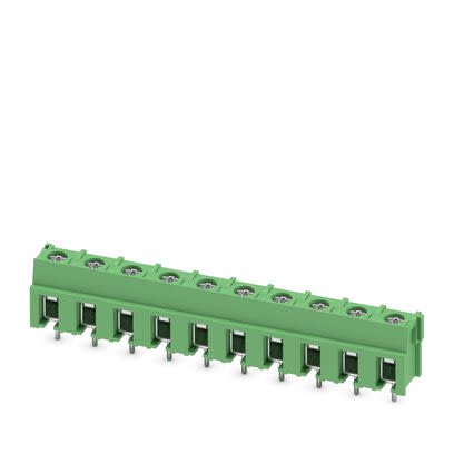 Phoenix Contact PT Series PCB Terminal Block, 10-Contact, 7.5mm Pitch, PCB Mount, 1-Row, Screw Termination [1988189]; 284-0628