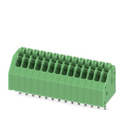 Phoenix Contact PTSA Series PCB Terminal Block, 14-Contact, 2.5mm Pitch, PCB Mount, 1-Row, Push In Termination [1989861]; 284-0663