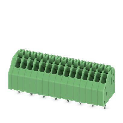 Phoenix Contact PTSA Series PCB Terminal Block, 15-Contact, 2.5mm Pitch, PCB Mount, 1-Row, Push In Termination [1990135]; 284-0668
