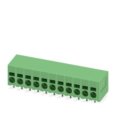 Phoenix Contact SPT Series PCB Terminal Block, 11-Contact, 5mm Pitch, PCB Mount, 1-Row, Push In Termination [1991066]; 284-0679