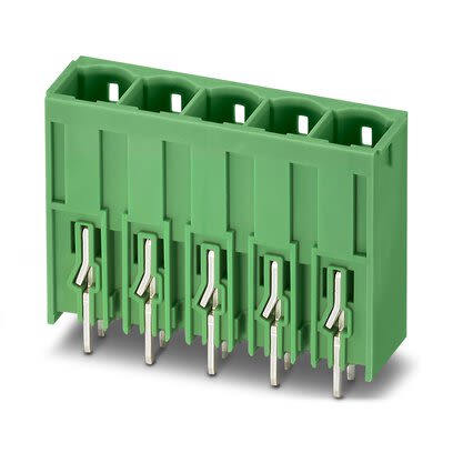 Phoenix Contact PCV Series Wave Soldering Mount PCB Header, 8 Contact(s), 10.16 mm Pitch, 1 Row(s), Shrouded [1998849]; 284-0718