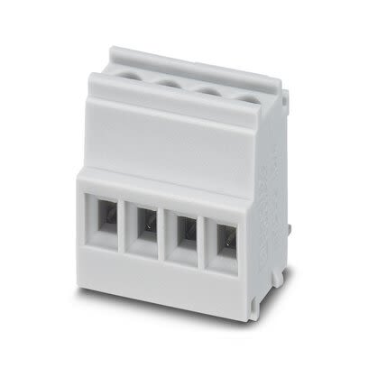 Phoenix Contact MKDSO Series PCB Terminal Block, 4-Contact, 3.5mm Pitch, PCB Mount, 1-Row, Screw Termination [2278432]; 284-1151