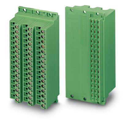 Phoenix Contact 5, FRONT-SFL 2 Series Terminal Strip, 48-Way, 4A, 30 → 12 AWG Wire, Screw Termination [2285603]; 284-1188