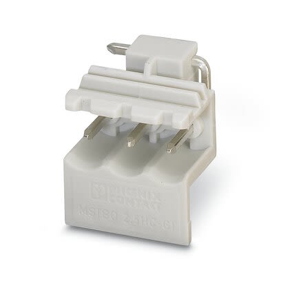 Phoenix Contact MSTBO Series Wave Soldering Mount PCB Header, 3 Contact(s), 5 mm Pitch, 1 Row(s), Shrouded [2853750]; 284-1264