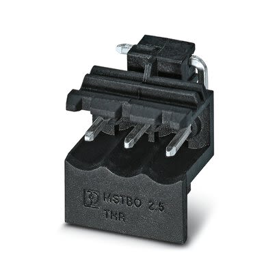 Phoenix Contact MSTBO Series Through Hole PCB Header, 3 Contact(s), 5 mm Pitch, 1 Row(s), Shrouded [2915216]; 284-1396