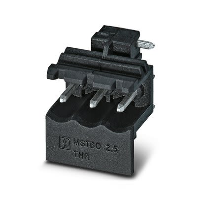 Phoenix Contact MSTBO Series Through Hole PCB Header, 3 Contact(s), 5 mm Pitch, 1 Row(s), Shrouded [2915229]; 284-1397
