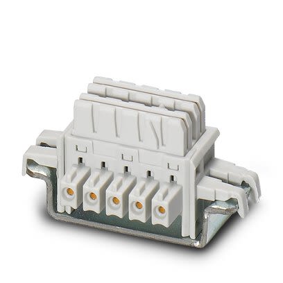 Phoenix Contact 2 TBUS, ME 6 Series DIN Rail Bus Connectors for Use with ME MAX Modular Electronics Housing [2969401]; 284-1412