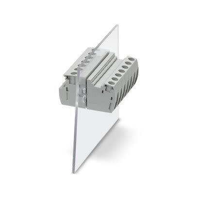 Phoenix Contact UW 4 Series Panel Feed Through Terminal Plug, 2-Contact, 8.1mm Pitch, Panel Mount, 1-Row, Push In [3073306]; 284-1422