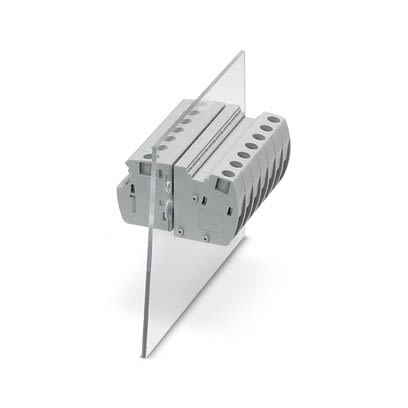 Phoenix Contact UW 10/S Series Panel Feed Through Terminal Plug, 2-Contact, 10.1mm Pitch, Panel Mount, 1-Row, Push In [3073335]; 284-1425