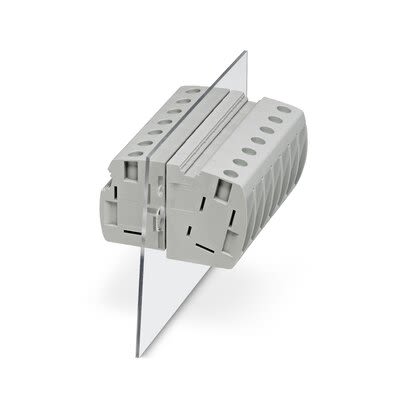 Phoenix Contact UW 25 Series Panel Feed Through Terminal Plug, 2-Contact, 15.1mm Pitch, Panel Mount, 1-Row, Push In [3073364]; 284-1428
