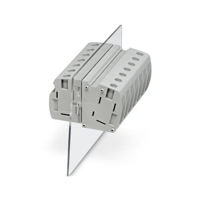 Phoenix Contact UW 25/S Series Panel Feed Through Terminal Plug, 2-Contact, 15.1mm Pitch, Panel Mount, 1-Row, Push In [3073377]; 284-1429