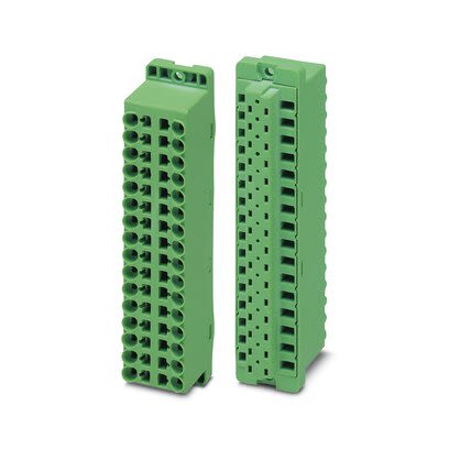 Phoenix Contact 5/D32, RONT-ZFL 1 Series Terminal Strip, 32-Way, 4A, 30 → 12 AWG Wire, Spring Cage Termination [2201632]; 284-1504