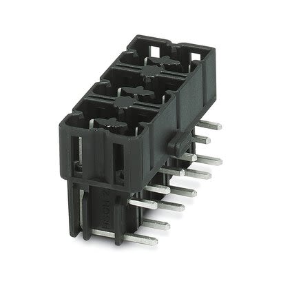 Phoenix Contact HSCH Series Wave Soldering Mount PCB Header, 12 Contact(s), 5 mm Pitch, 2 Row(s), Shrouded [2201788]; 284-1554