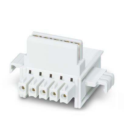 Phoenix Contact 8 TBUS, ME 18 Series DIN Rail Bus Connectors for Use with ME-IO Multifunctional Housings [2201813]; 284-1571