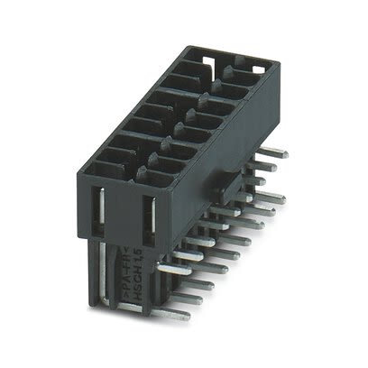 Phoenix Contact HSCH Series Wave Soldering Mount PCB Header, 18 Contact(s), 3.45 mm Pitch, 2 Row(s), Shrouded [2202232]; 284-1671