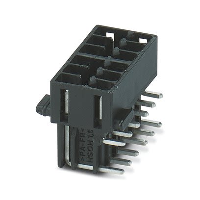 Phoenix Contact HSCH Series Wave Soldering Mount PCB Header, 12 Contact(s), 3.45 mm Pitch, 2 Row(s), Shrouded [2202233]; 284-1672