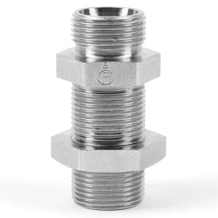 Parker Hydraulic Bulkhead Compression Tube Fitting 24° Cone Male to 24° Cone Male, SV06ZLCF [SV06ZLCF]; 284-1682
