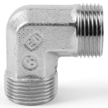 Parker Hydraulic Elbow Compression Tube Fitting 24° Cone Male to 24° Cone Male, W38SCFX [W38SCFX]; 284-1809
