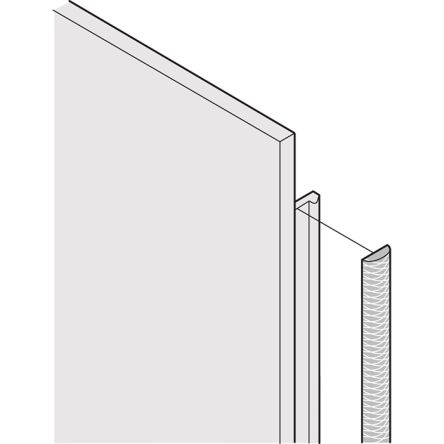 nVent SCHROFF 21101 Series EMC Shielding Kit for Use with Front Panel, 10 Piece(s), 3.8 x 1.62 x 232mm [21101-855]; 284-3036