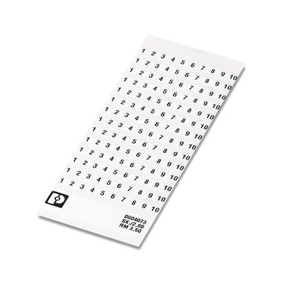 Phoenix Contact, SK Marker Card for use with 3.5 mm Width Terminal Block [0804073:0041]; 284-3135