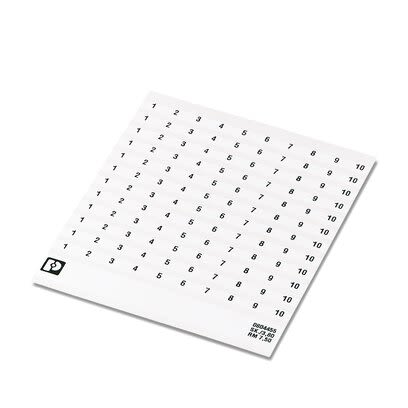 Phoenix Contact, SK Marker Card for use with  for use with Terminal Blocks [0804455:0041]; 284-3193