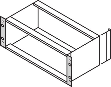nVent SCHROFF EuropacPRO Series Aluminium Bracket for Use with Gasket [24564-198]; 284-3317