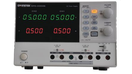 GW Instek GPD Series Series Bench Power Supply, 5 And 30V, 3A, 3-Output, 195W [GPD-3303S]; 284-4477