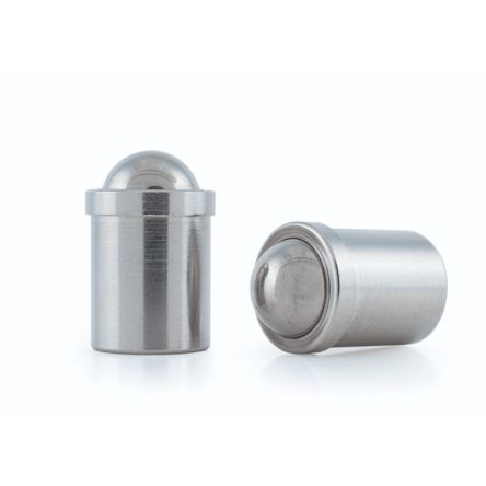 RS PRO Stainless Steel Spring Plunger, 4mm Long [0]; 284-5465