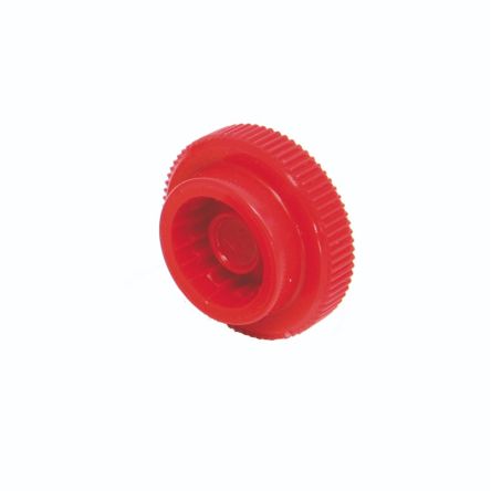 RS PRO Red Acetal Thermoplastic Thumbscrew Clamping Knob, M3, Self-assembly [0]; 284-5513
