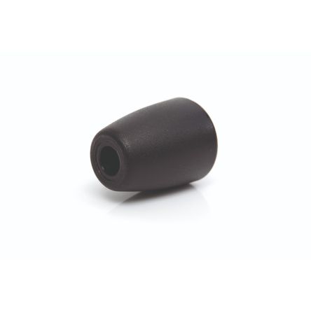 RS PRO Black Thermoplastic Taper Clamping Knob, 12, Bore [0]; 284-5560