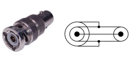 Keysight Technologies N1254A Series Male to Female Triax Connector, Straight Body [N1254A-101]; 284-5894