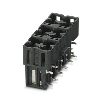 Phoenix Contact HSCH Series Through Hole PCB Header, 12 Contact(s), 5 mm Pitch, 2 Row(s), Shrouded [2203406]; 284-6232