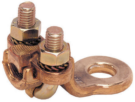 MECATRACTION Brass Earth Clamp 30mm [1BR1430]; 284-6334