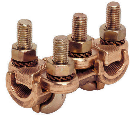 MECATRACTION Brass Earth Clamp [BT9]; 284-6339