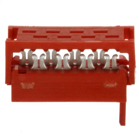 RS PRO 8-Way IDC Connector Plug for Cable Mount, 2-Row [0]; 284-6496