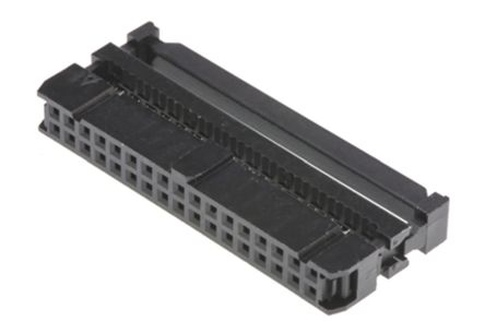 RS PRO 34-Way IDC Connector Socket for Cable Mount, 2-Row [0]; 284-6515