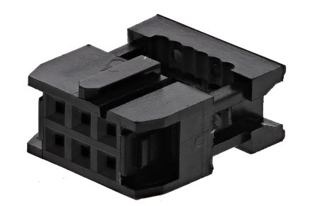 RS PRO 6-Way IDC Connector Socket for Cable Mount, 2-Row [0]; 284-6516