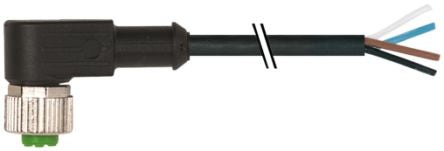 Murrelektronik Limited Right Angle Female 4 way M12 to Sensor Actuator Cable, 20m [7000-12341-6142000]; 284-6709