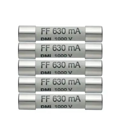 Testo 630mA Cartridge Fuses [0590 0006]; 284-6811