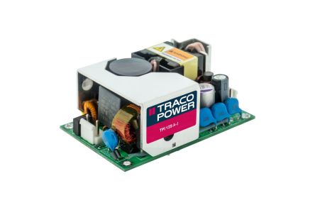 TRACOPOWER Power Supply, 24V dc, 5.21A, 125W, 1 Output, 85 → 264V ac Input Voltage [TPI 125-124A-J]; 284-7669
