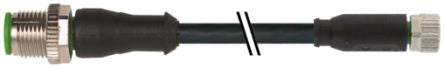 Murrelektronik Limited Straight Male 4 way M12 to Straight Female 4 way M8 Sensor Actuator Cable, 4m [7000-40581-6310400]; 284-7912