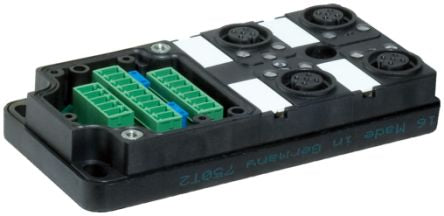 Murrelektronik Limited MVP12 Series Sensor Hub, M12, 4 way, 4 port [8000-44702-0000000]; 284-8037