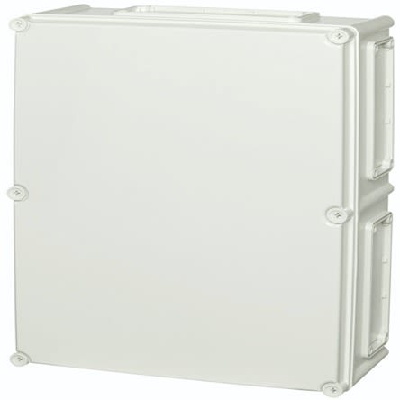 Fibox EKUN Series Grey Polycarbonate General Purpose Enclosure, IP66, IP67, IK08, Flanged, Grey Lid, 560 x 380 x 180mm [EKUM 180 G enclosure]; 284-8105