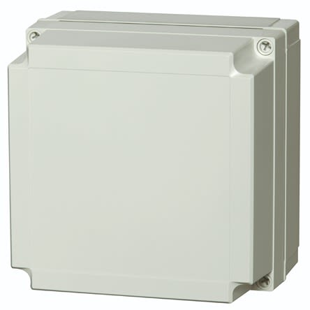 Fibox PC Series Grey Polycarbonate General Purpose Enclosure, IP66, IP67, IK08, Transparent Lid, 180 x 180 x 150mm [PC 175/150 HG enclosure]; 284-8127