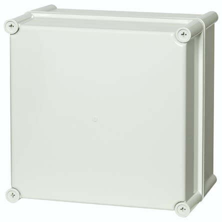 Fibox PC Series Grey Polycarbonate General Purpose Enclosure, IP65, IK08, Grey Lid, 280 x 280 x 180mm [PC 2828 18 G-2FSH encl.]; 284-8142