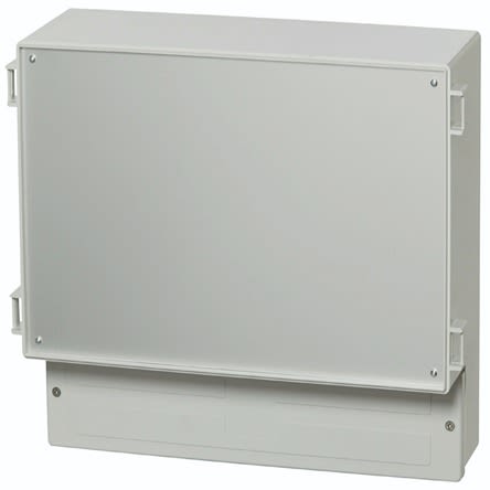 Fibox PC Series Grey Polycarbonate General Purpose Enclosure, IP65, IK07, Grey Lid, 383 x 383 x 134mm [PC 36/31-C3 enclosure]; 284-8145