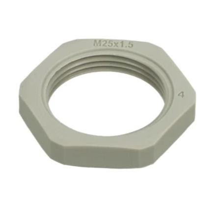 Fibox Cable Gland Locknut [GPA M25B]; 284-8534