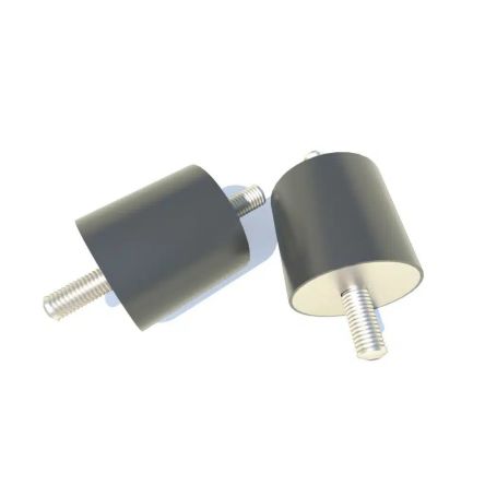 FIBET Circular M3 Anti Vibration Mount, Male to Male Bobbin with 8.8kg Compression Load [F0808VV06-60]; 284-8568